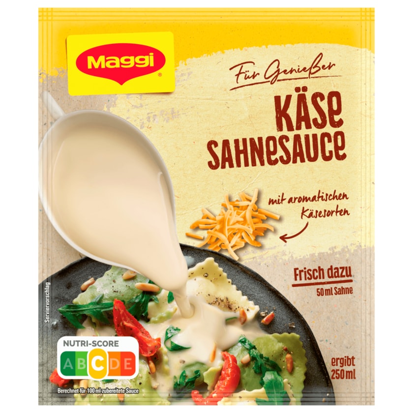 Maggi Für Genießer Käse-Sahne-Sauce ergibt 250ml